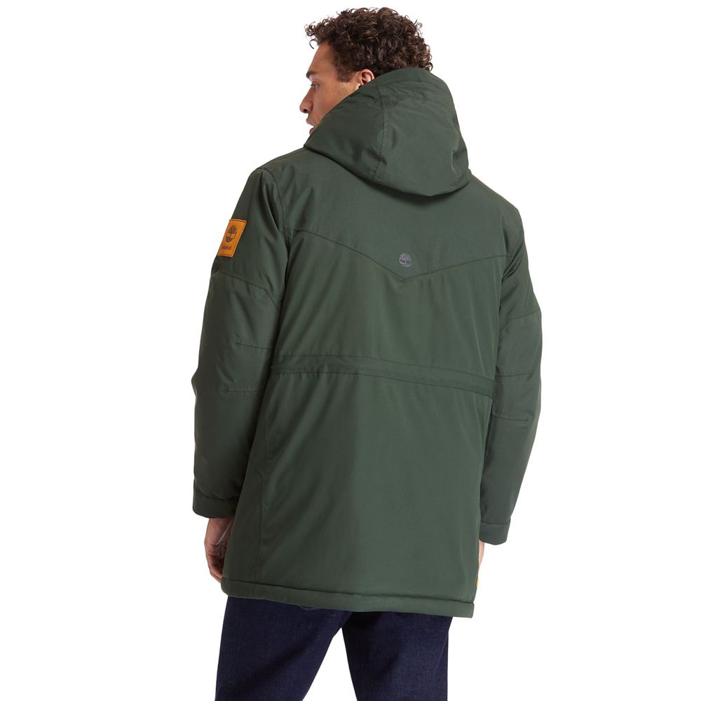 Chaquetas Timberland Hombre Outdoor Heritage Ecoriginal Parka Y Dryvent™ Technology Verde Oscuro - C